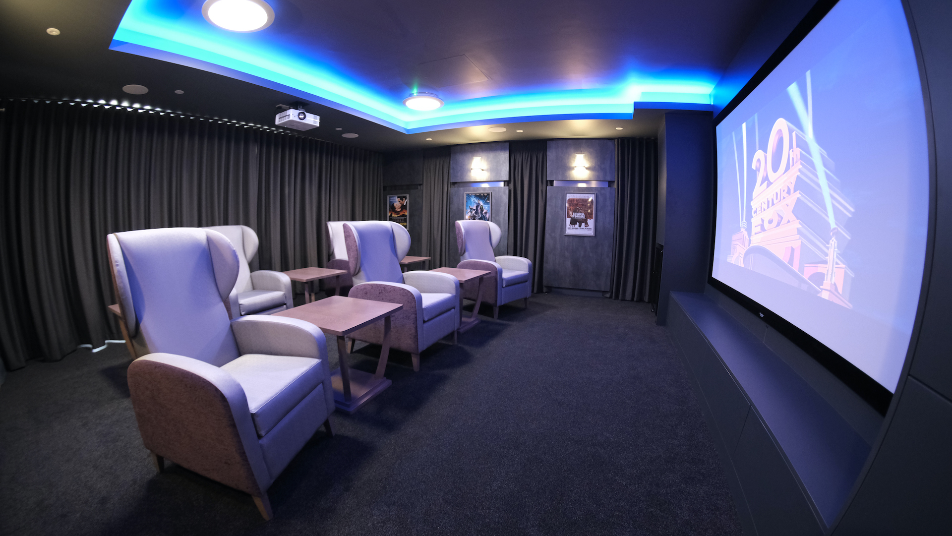 Cinema Room Installation - Fernlea Care Home - Manchester See-AV