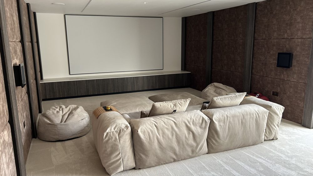 Modern Altrincham Cinema & Multi-room Audio Visual Installation See-AV
